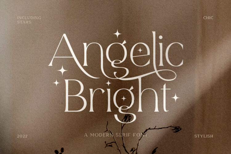 Angelic Bright - Modern Serif Font