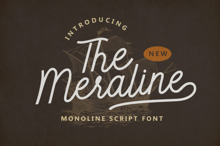 Meraline - Monoline Script