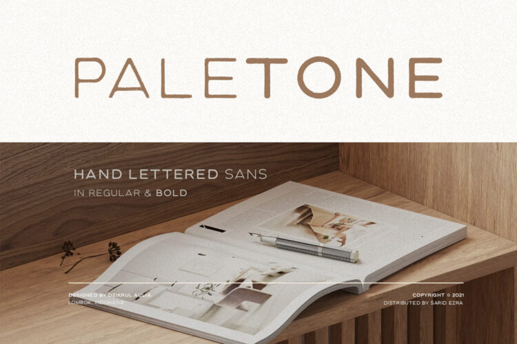 Paletone - Hand Lettered Sans