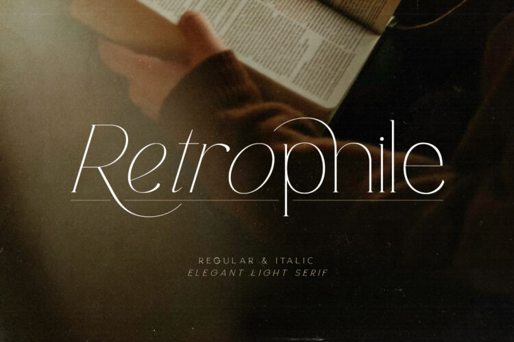 Retrophile - Elegant Light Serif