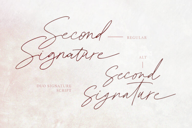 Second Signature - Duo Script