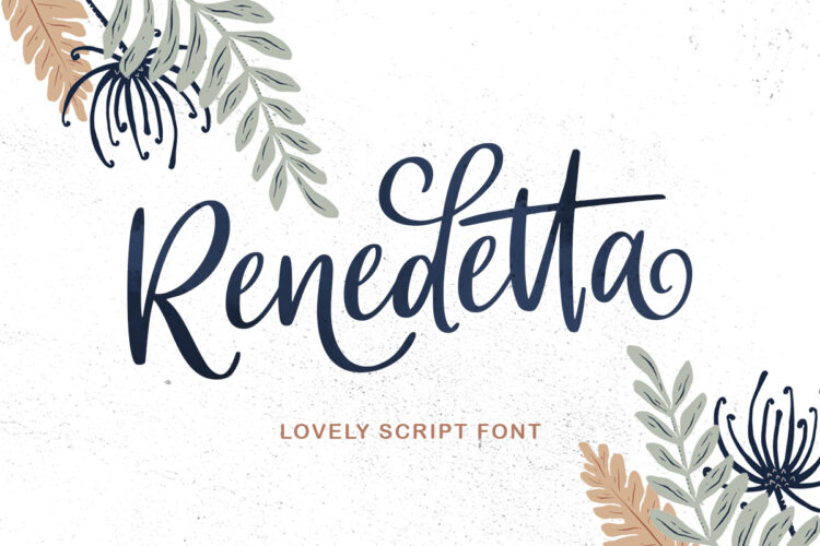 Renedetta - Lovely Script Font