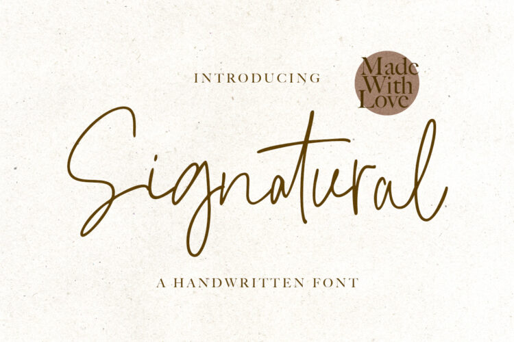 Signatural - Handwritten Font