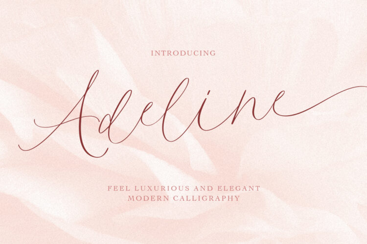 Adeline - Modern Light Calligraphy