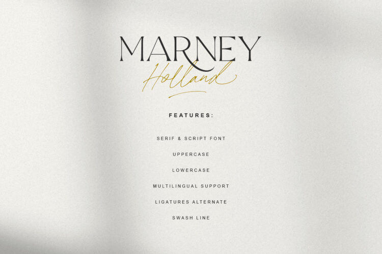 Marney Holland - Stylish Font Duo - Image 11