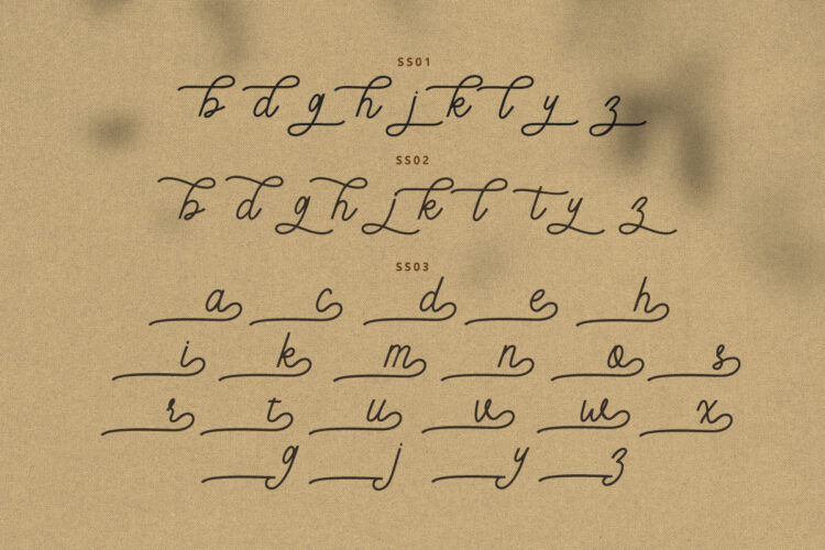 Meraline - Monoline Script - Image 6