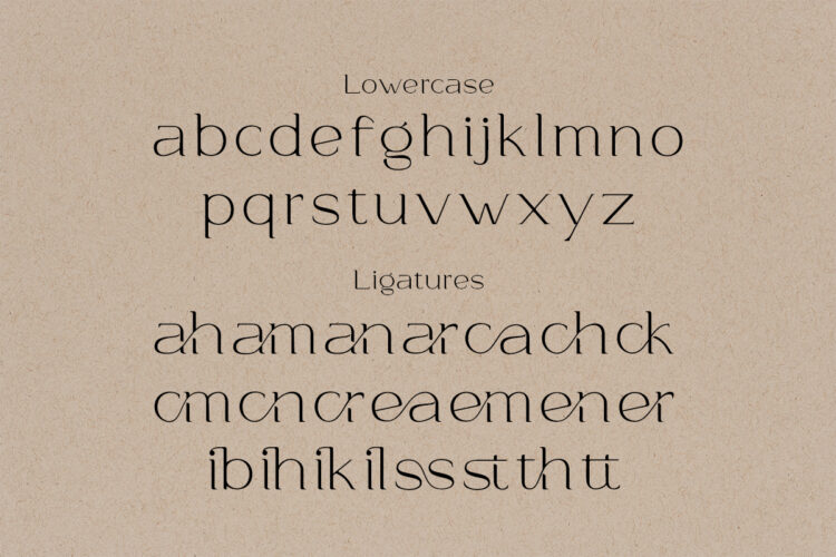 Glamost - Modern Ligature font - Image 6