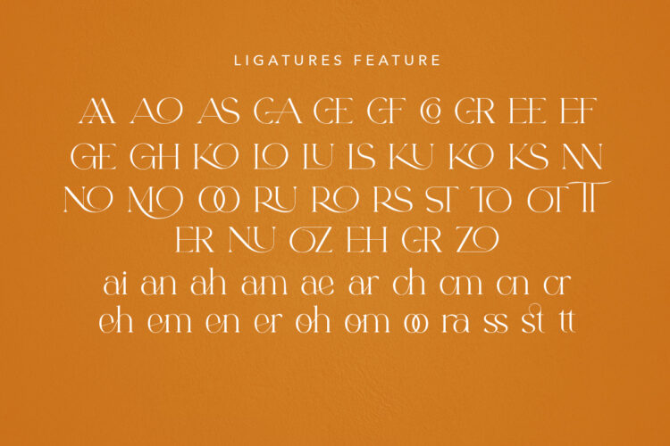 Royal Honors - Ligature Serif Font - Image 7