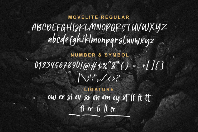 Movelite - Bold Handwriting Font - Image 9