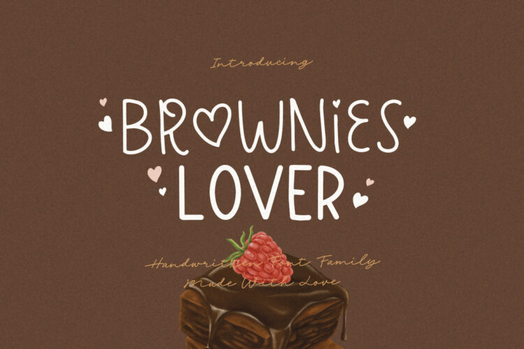 Brownies Lover - Handwritten Fonts