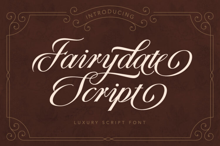 Fairydate - Luxury Script