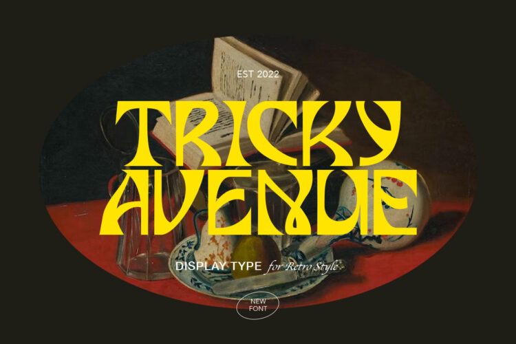 Tricky Avenue - Display Font