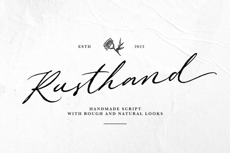 Rusthand - Rough Script