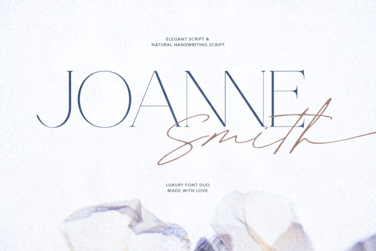 Joanne Smith - Elegant Font Duo