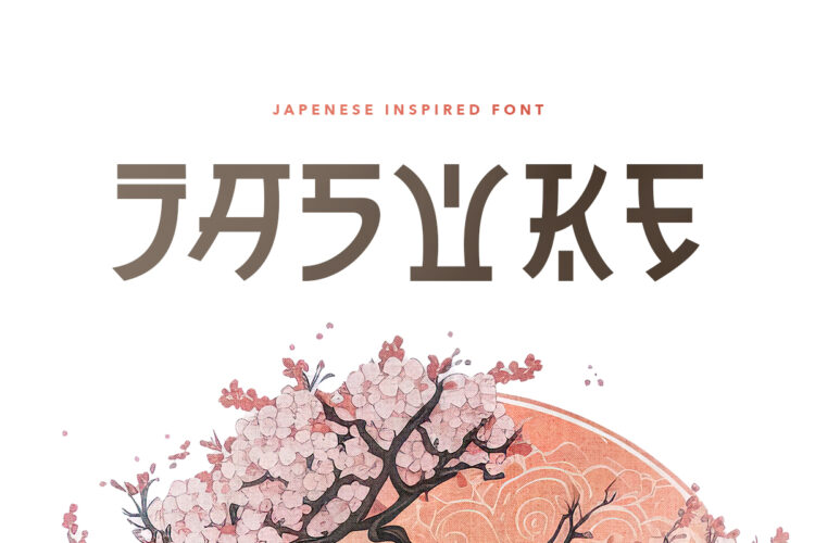 Jasuke - Japanese Inspired Font