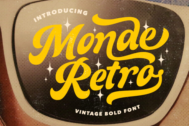 Monde Retro - Vintage Bold Font