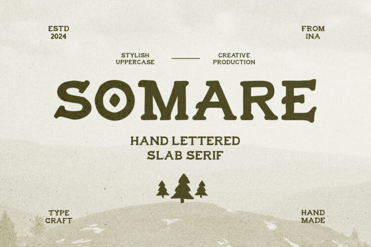 Somare - Hand Lettered Slab Serif