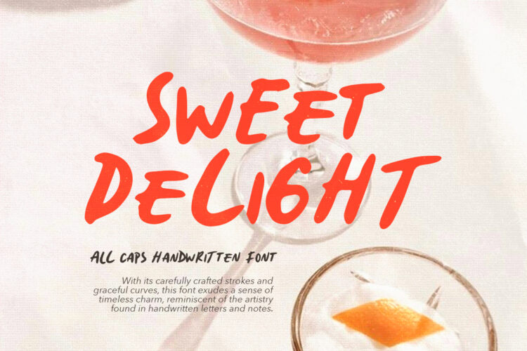 Sweet Delight - Handwritten Font