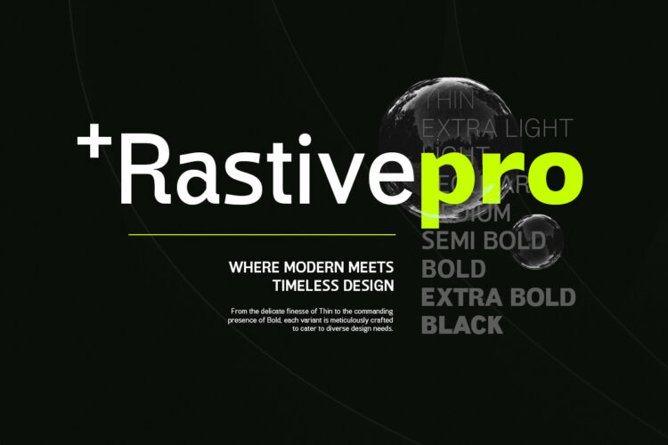 Rastive Sans Serif (9 FONTS)