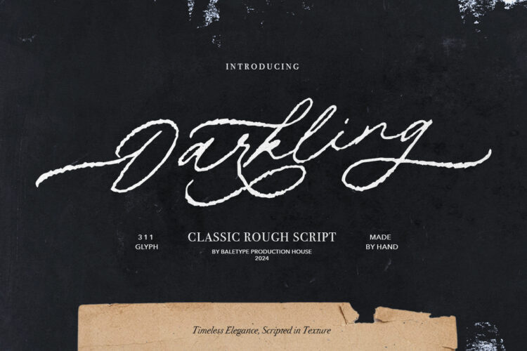 Darkling - Wedding Rough Script