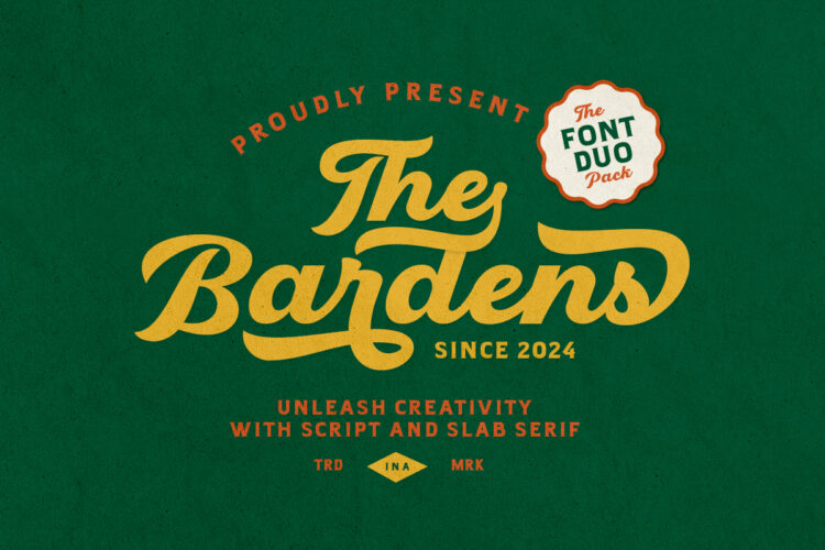 Bardens - Retro Font Duo