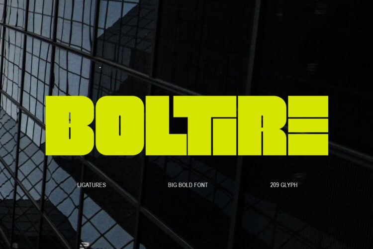 Boltire - Big Bold Font