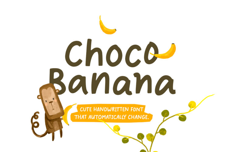 Choco Banana - Cute Handwritten Font