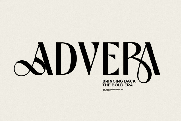 Advera - Bold Display Font