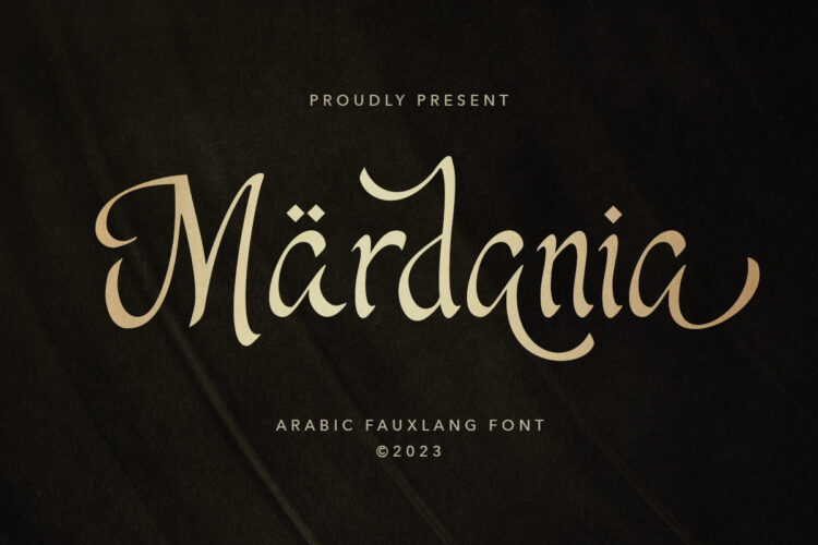 Mardania - Arabic Display Font