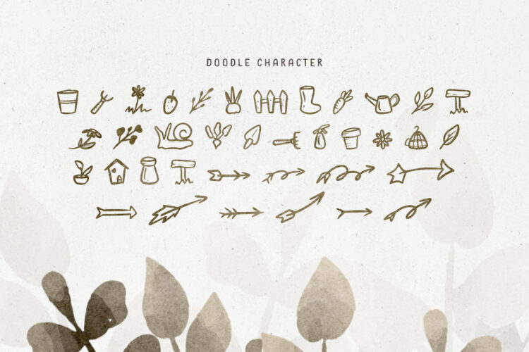 Foliage Story + Doodle Font - Image 9