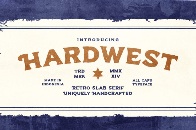 Hardwest - Retro Slab Serif