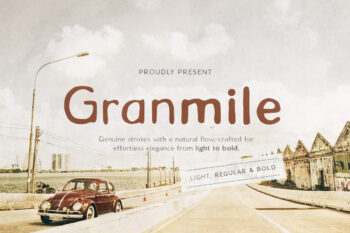 Granmile - Natural Handwritten Sans