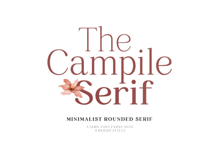 Campile - Minimalist Rounded Serif - Image 10