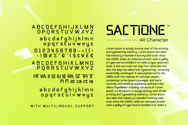 Sactione - Digital Logo Font - Image 3
