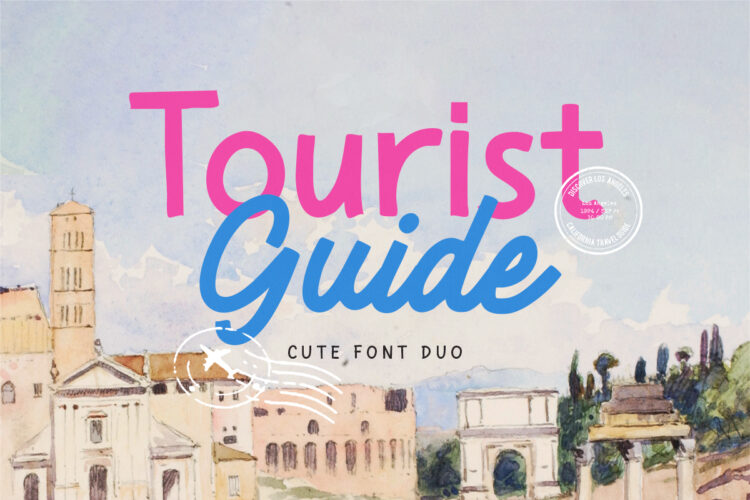 Tourist Guide - Holiday Font Duo