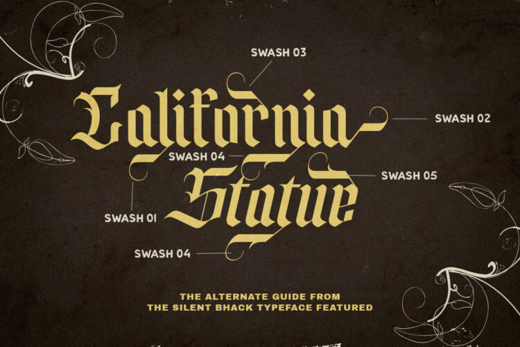 Silent Black - Stylish Blackletter - Image 8