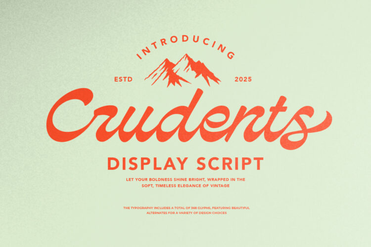 Crudents - Bold Display Script