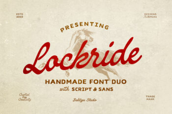 Lockride - Vintage Font Duo