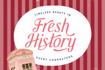 Fresh History - Hand Lettered Script
