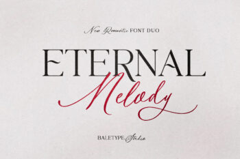 Eternal Melody - Romantic Font Duo
