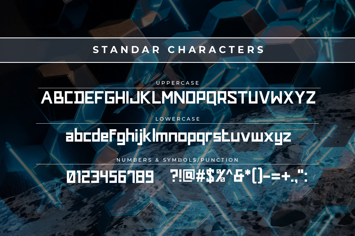 Space Town - Stencil Logo Font - Image 9