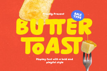 Butter Toast - Bold Display Font
