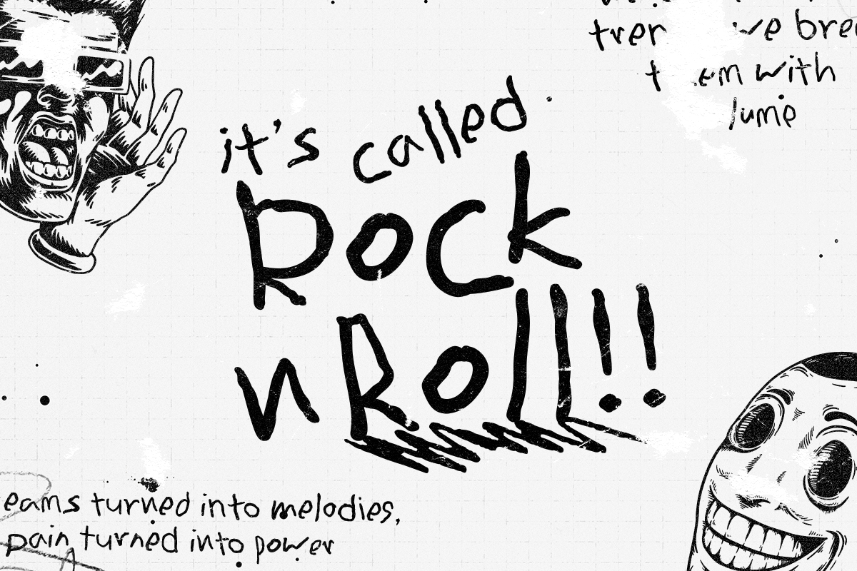 Stiff Ballpoint - Messy Handwritten - Image 3