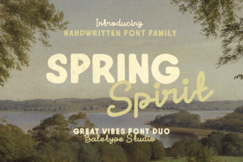 Spring Spirit - Handwritten Font Duo