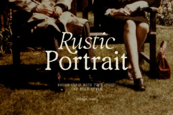 Rustic Portrait - Rough Serif Family