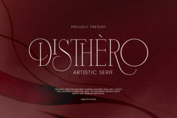 Disthero - Artistic Light Serif