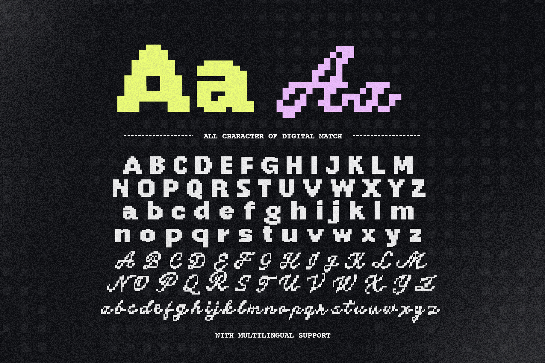 Digital Match - Pixel Font Duo - Image 9