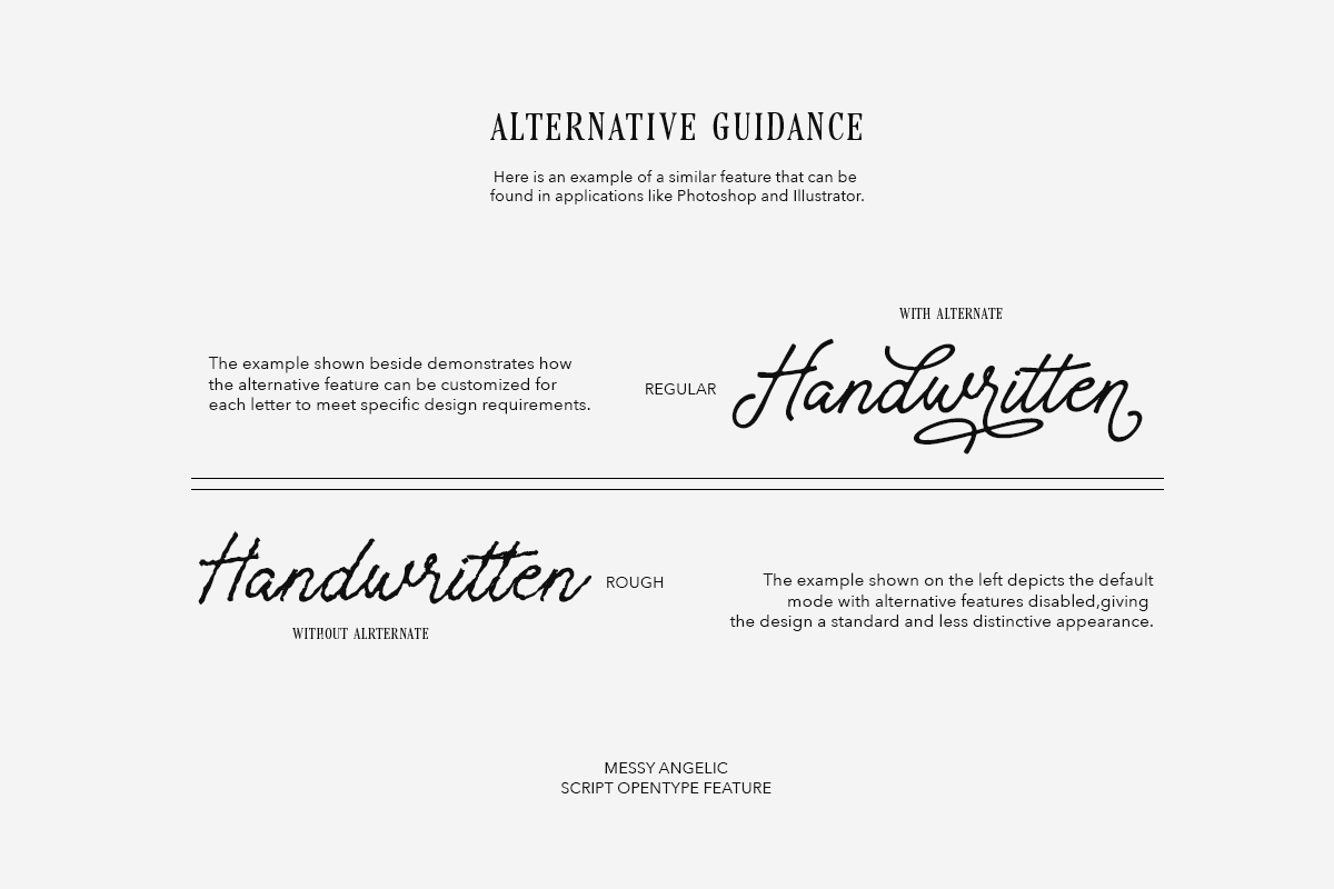 Messy Angelic - Handwritten Script - Image 9