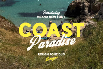 Coast Paradise - Rough Font Duo
