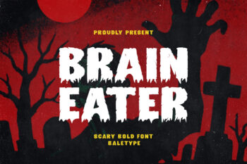 Brain Eater - Scary Bold Font